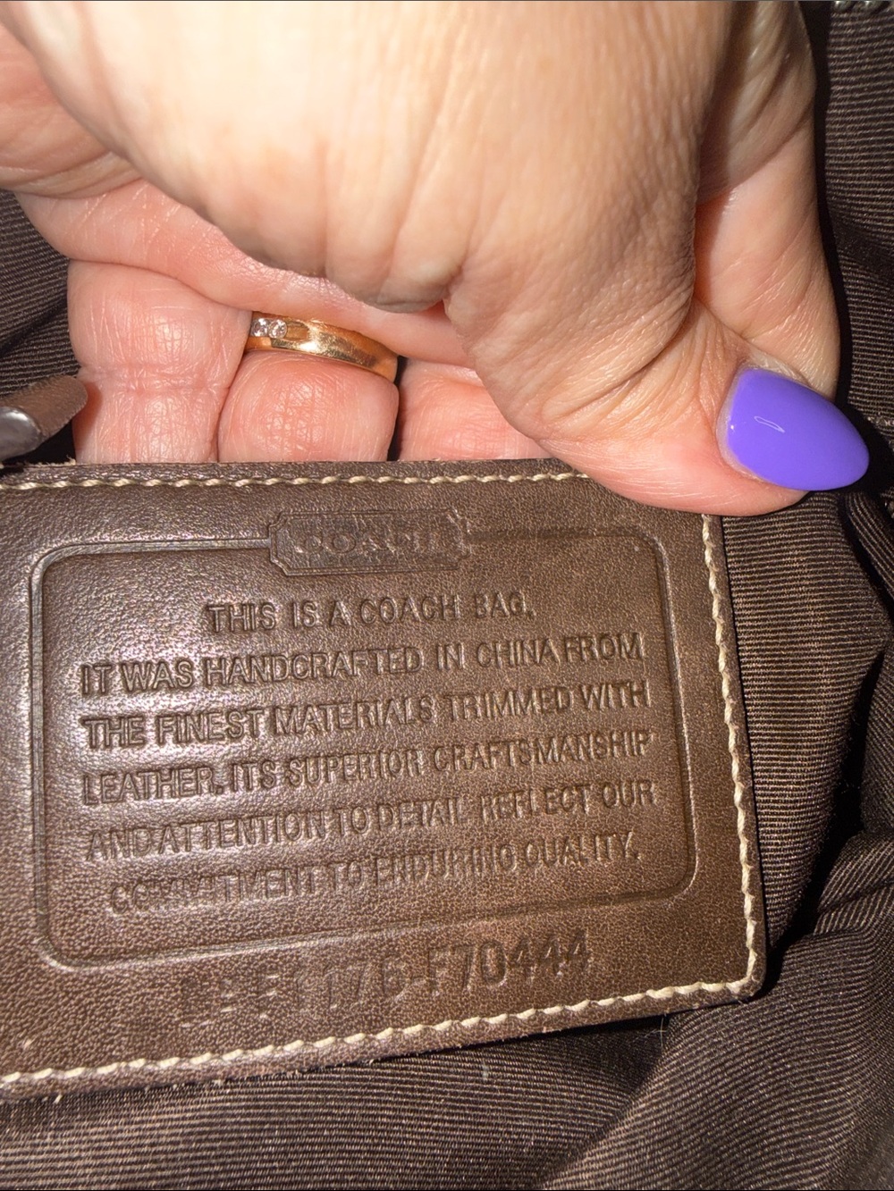 Coach Signature Stripe Canvas Crossbody Bag - Picture 15 of 15